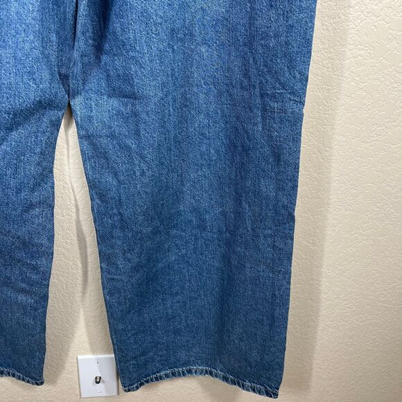 Indigo Rein Blue denim jeans low rise jeans size 15 baggy wide leg hippie retro - Picture 12 of 14